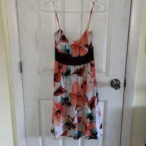 Spring White Floral Dress
